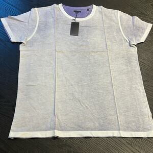 NWT Purple Patrick Assaraf Crew Neck T Shirt Size XL